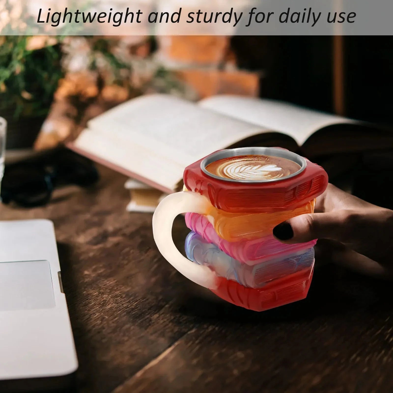 Clémence™ – Tasse Bibliothèque 3D