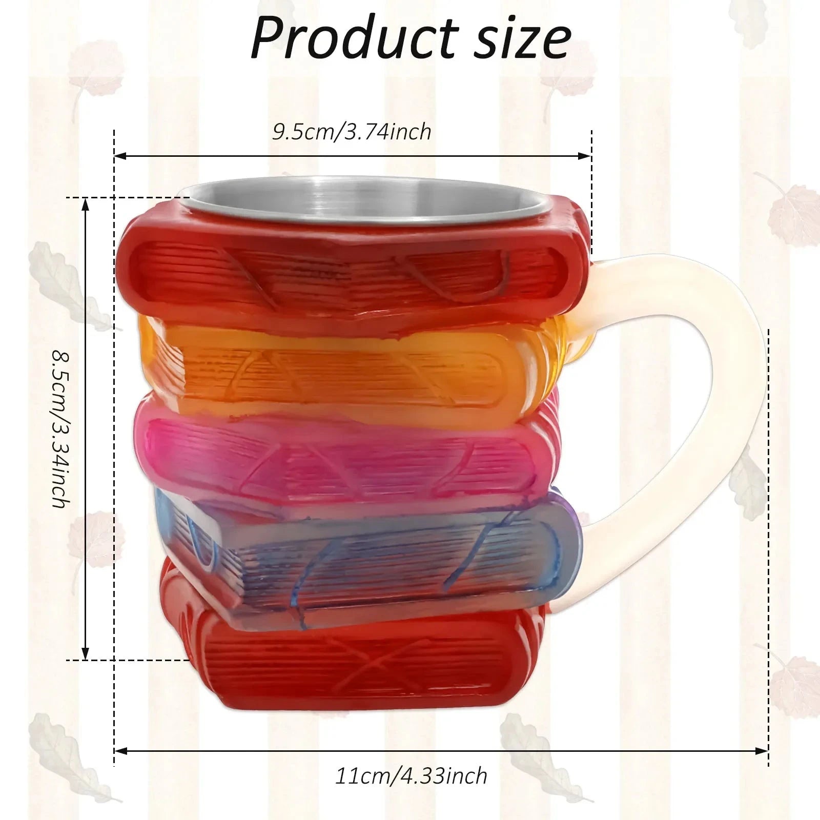 Clémence™ – Tasse Bibliothèque 3D