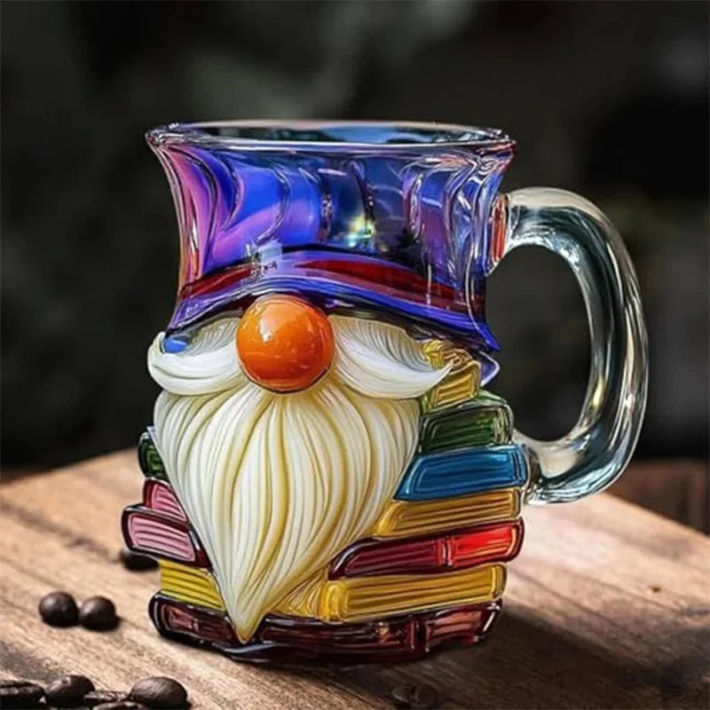 Gnome Magique™ – Tasse artisanale en verre soufflé