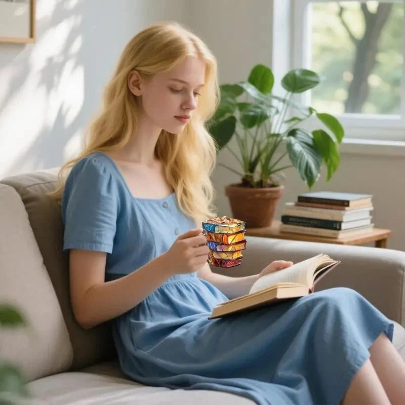 La Tasse aux Livres™ – Mug en verre 3D fait