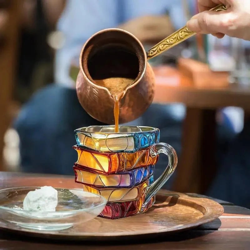 La Tasse aux Livres™ – Mug en verre 3D fait