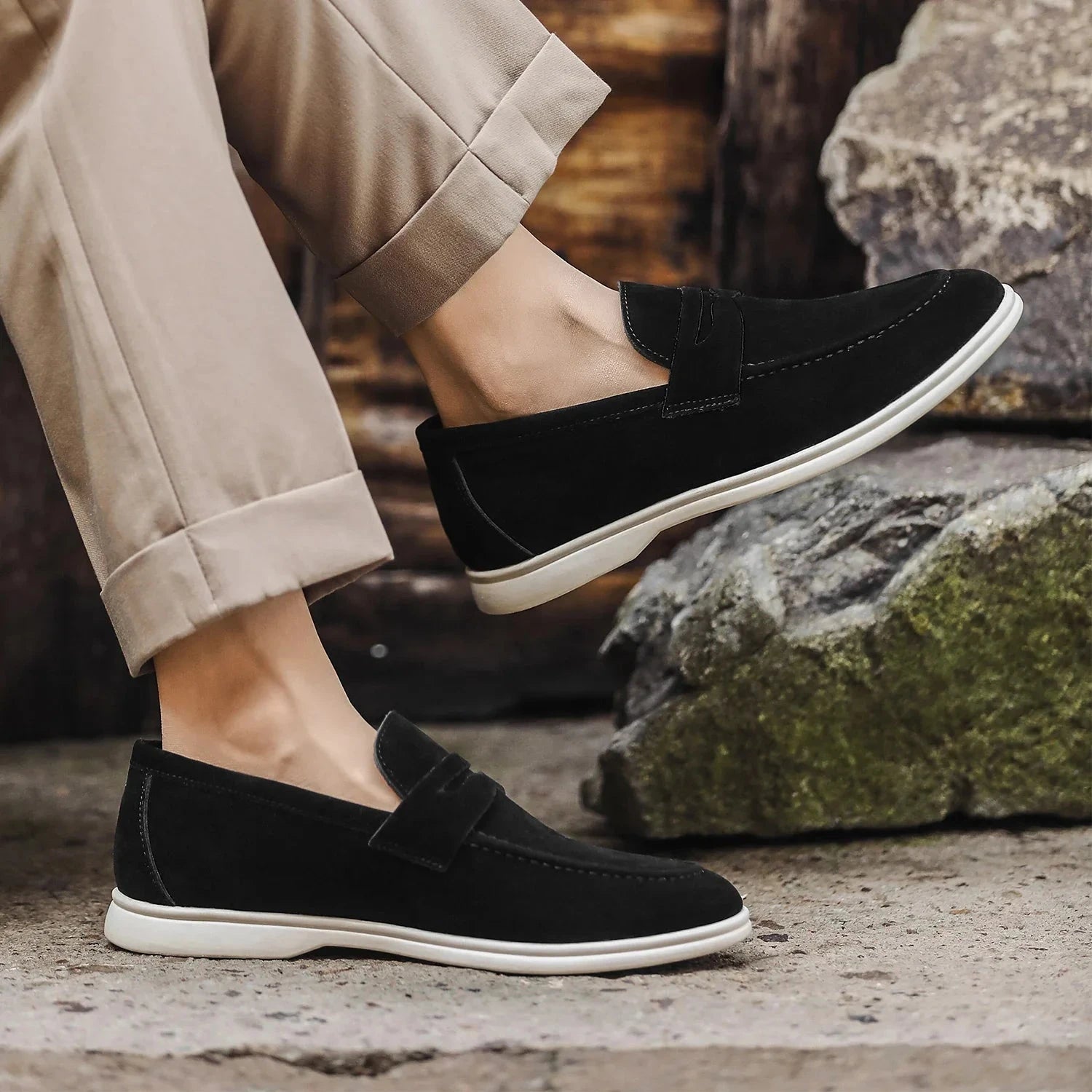 Élan™ – Mocassins Homme Élégants à Enfiler