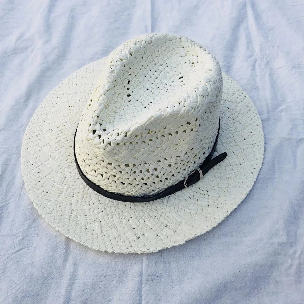 Camila™ – Chapeau de Paille Tressé Style Western