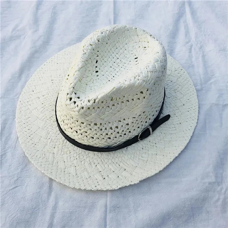 Camila™ – Chapeau de Paille Tressé Style Western