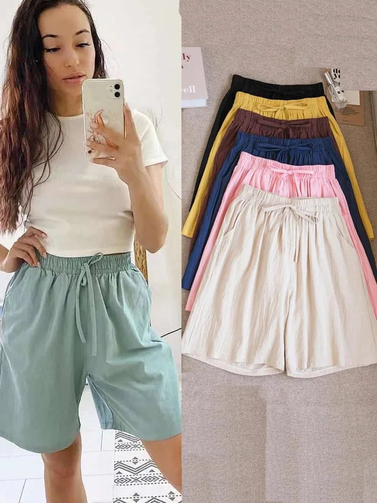 Shorts Coton Breezy Days – Confort Absolu à Chaque Pas