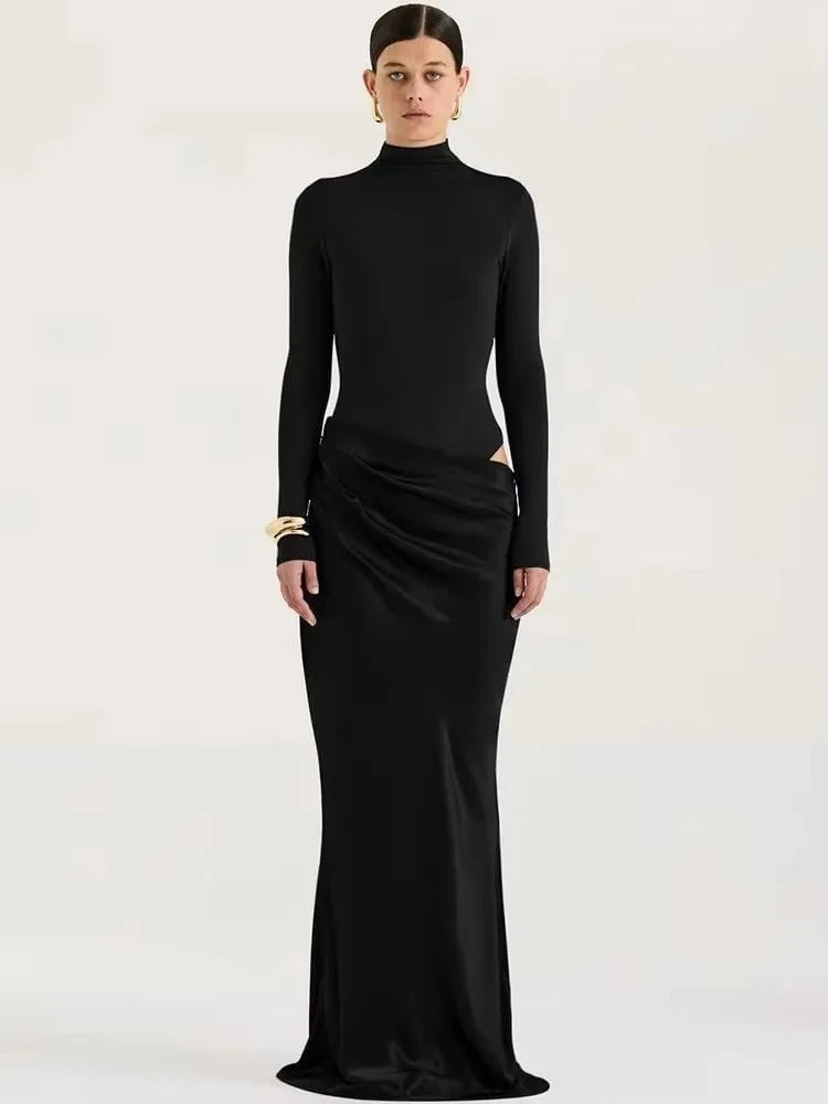 Aurélie™ – Robe de Soirée Satinée Asymétrique