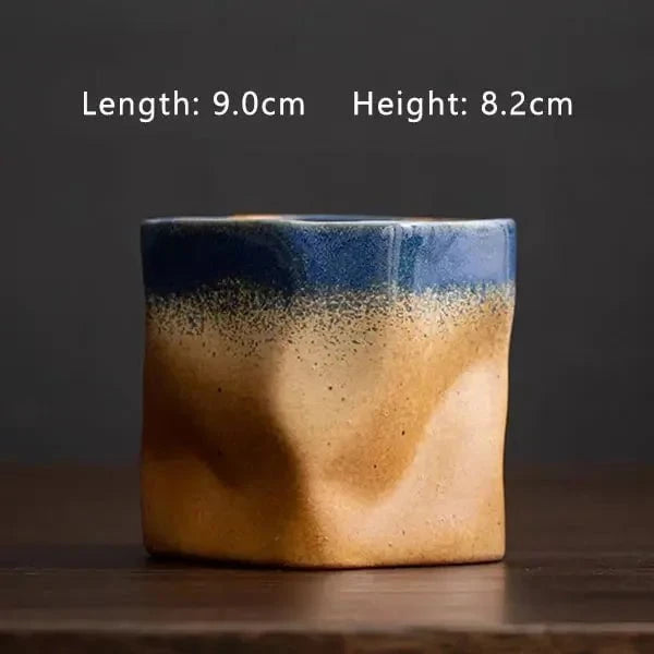 Kyoto Brut™ – Tasses japonaises artisanales en céramique naturelle