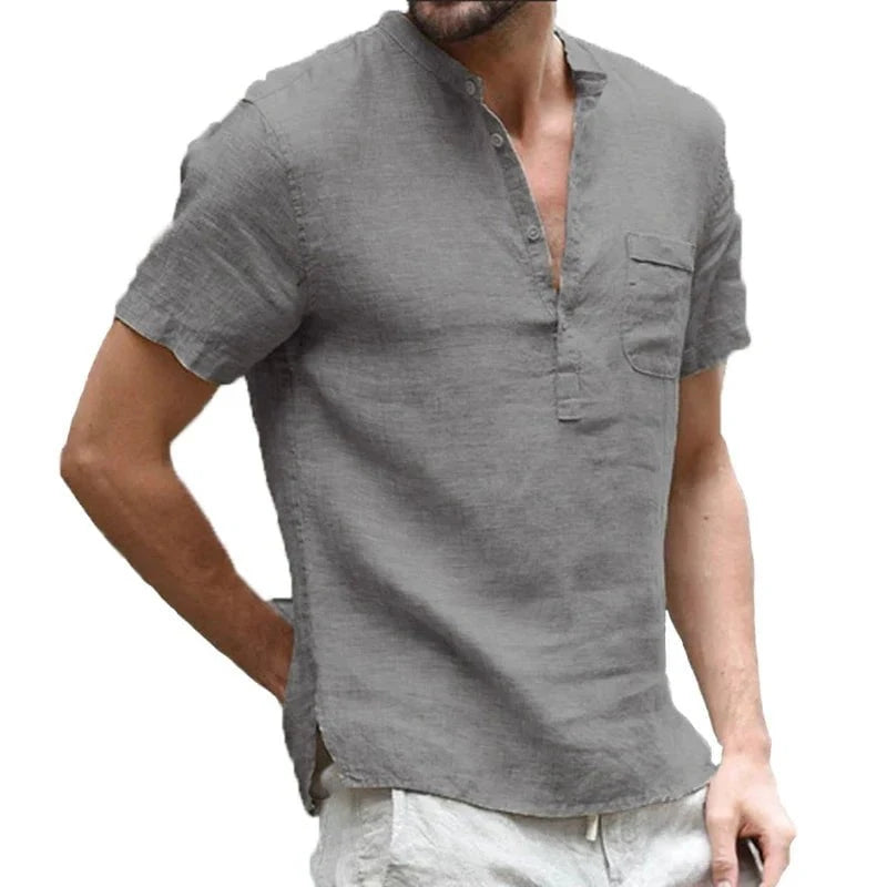 Chemise Léo™ – Fraîcheur Naturelle, Style Authentique