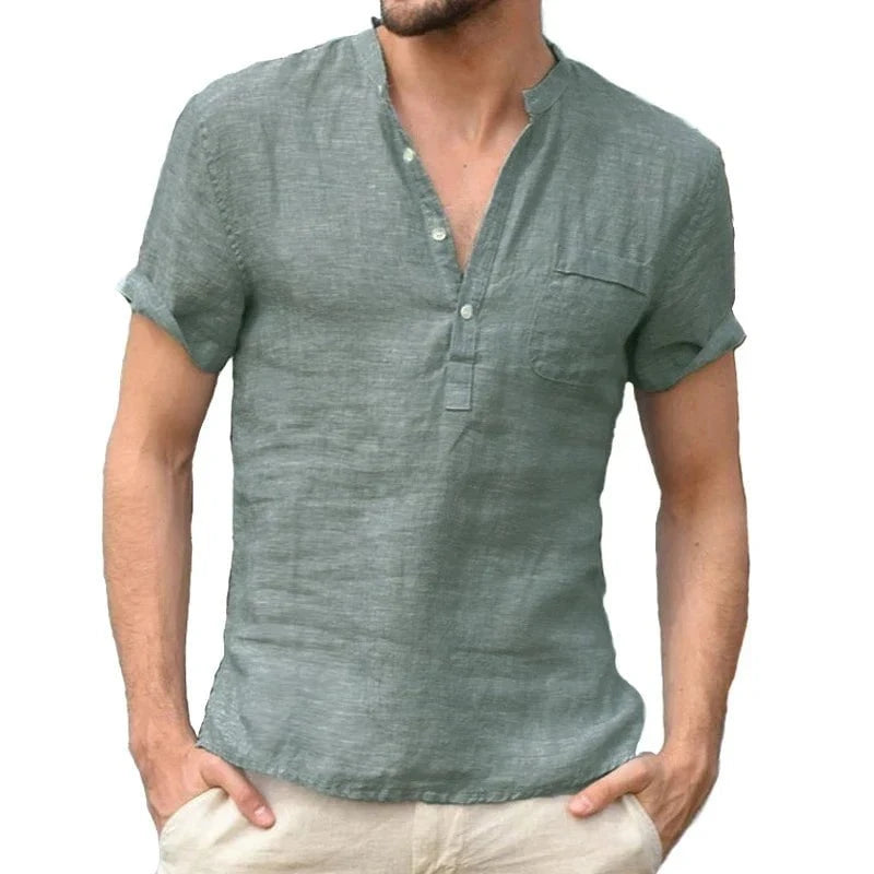 Chemise Léo™ – Fraîcheur Naturelle, Style Authentique