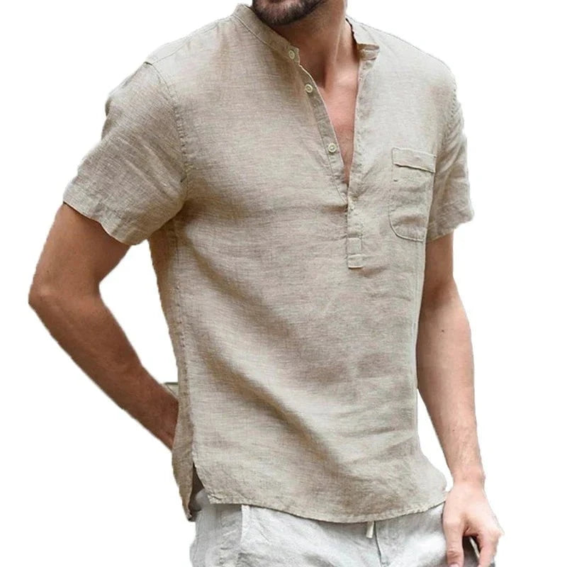 Chemise Léo™ – Fraîcheur Naturelle, Style Authentique
