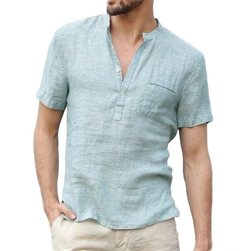 Chemise Léo™ – Fraîcheur Naturelle, Style Authentique
