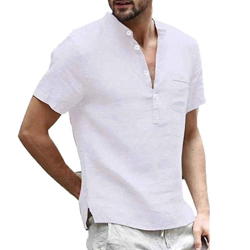 Chemise Léo™ – Fraîcheur Naturelle, Style Authentique