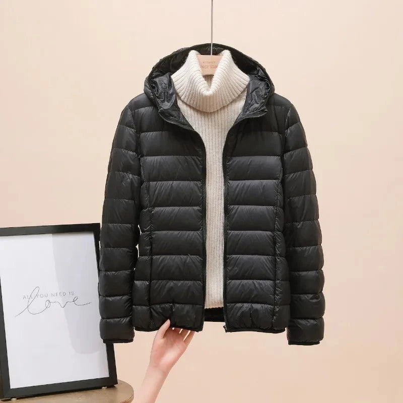 Clémence™ – Doudoune légère imperméable avec capuche