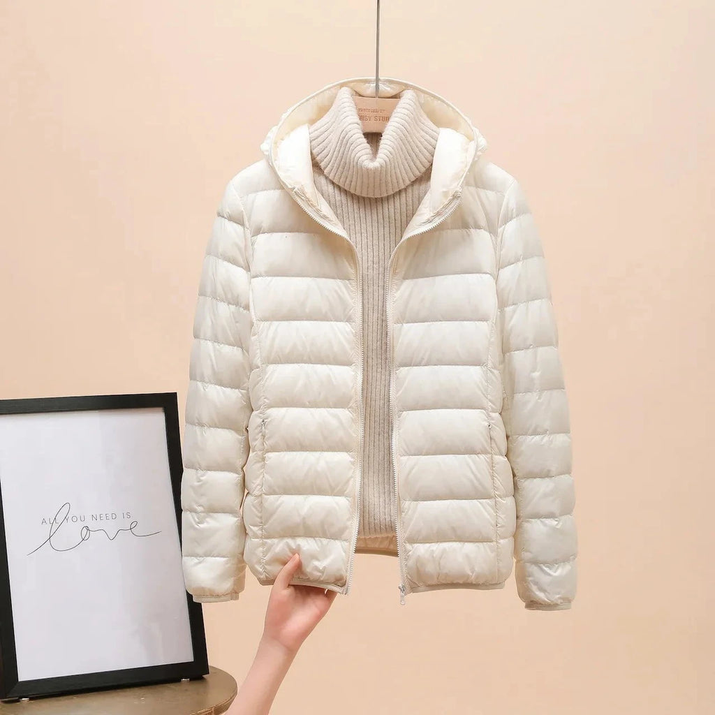 Clémence™ – Doudoune légère imperméable avec capuche