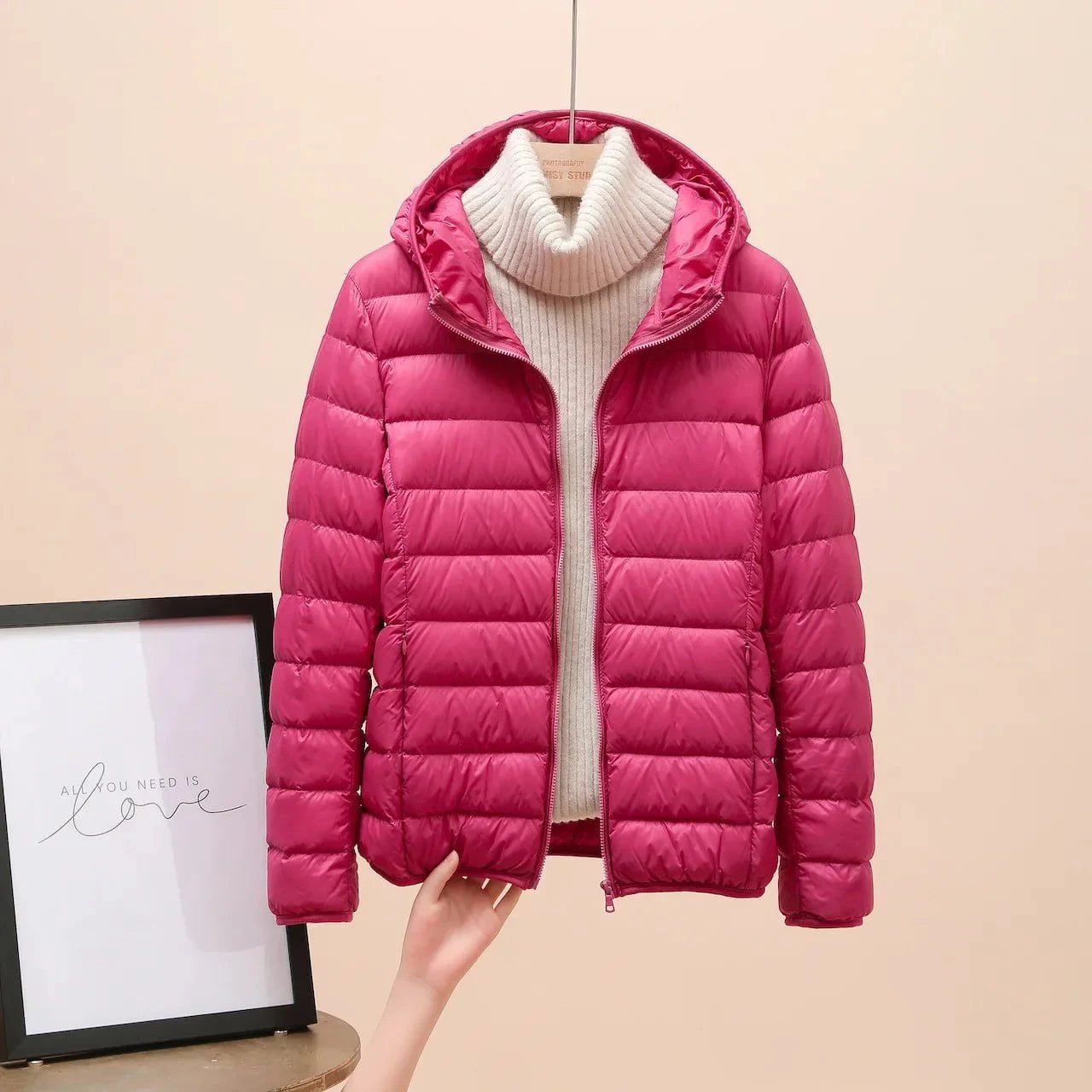 Clémence™ – Doudoune légère imperméable avec capuche
