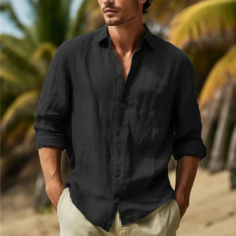 Elias™ – La Chemise Légère Qui Incarne l'Été Masculin Par Excellence
