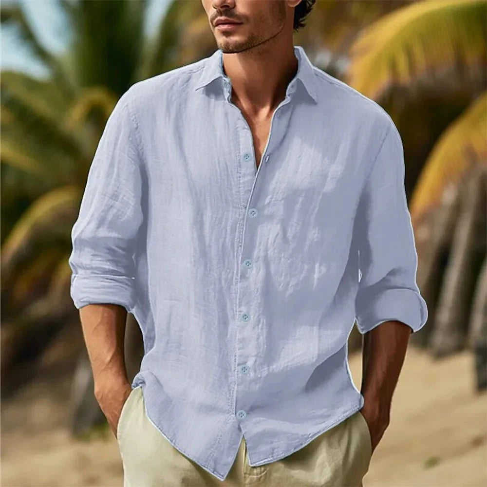 Elias™ – La Chemise Légère Qui Incarne l'Été Masculin Par Excellence