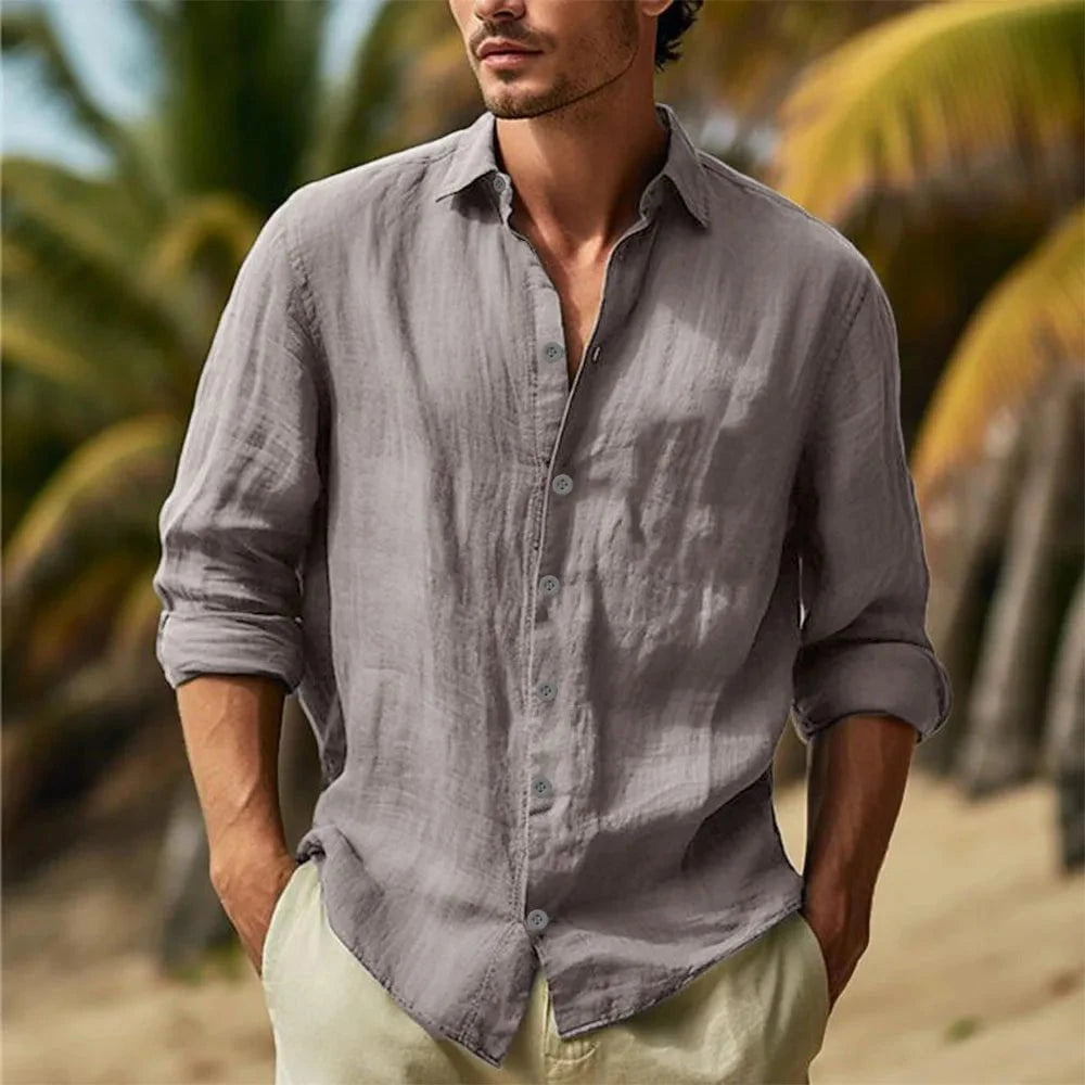 Elias™ – La Chemise Légère Qui Incarne l'Été Masculin Par Excellence