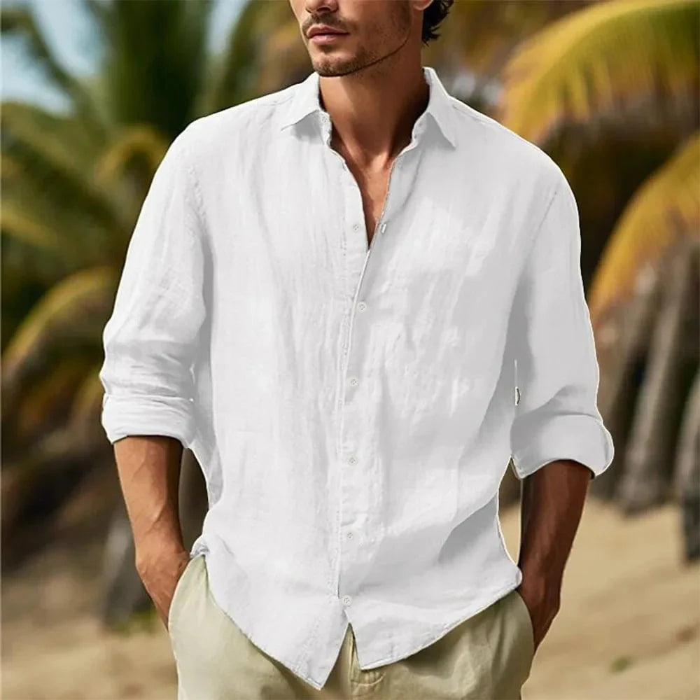 Elias™ – La Chemise Légère Qui Incarne l'Été Masculin Par Excellence