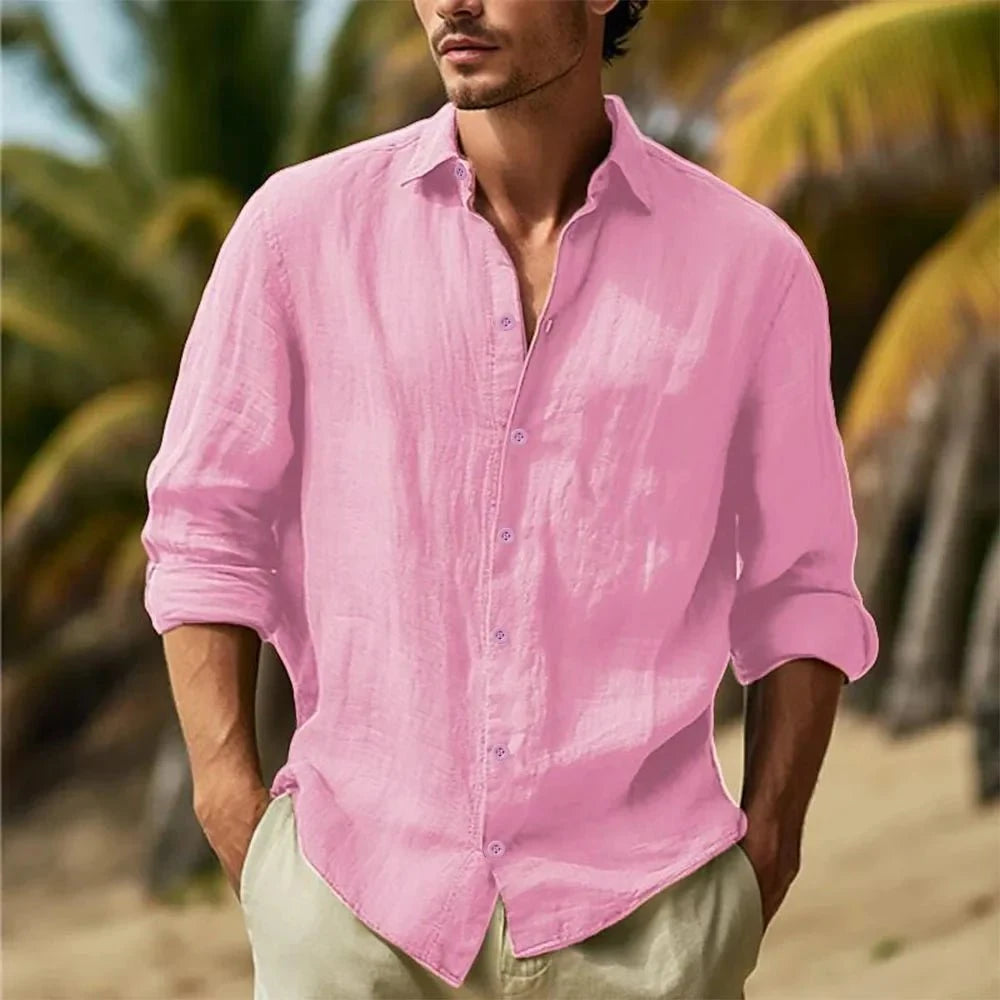 Elias™ – La Chemise Légère Qui Incarne l'Été Masculin Par Excellence