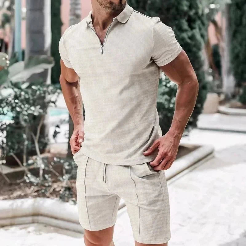 Ensemble André™ – Set Polo & Short pour un Été Élégant et Décontracté