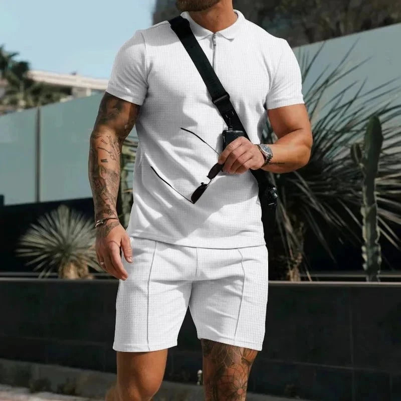 Ensemble André™ – Set Polo & Short pour un Été Élégant et Décontracté