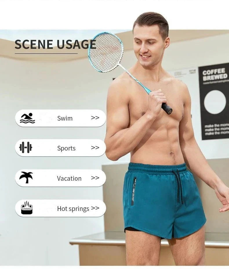 Marcel™ – Le Short de Bain Double-Couche Pensé pour le Mouvement