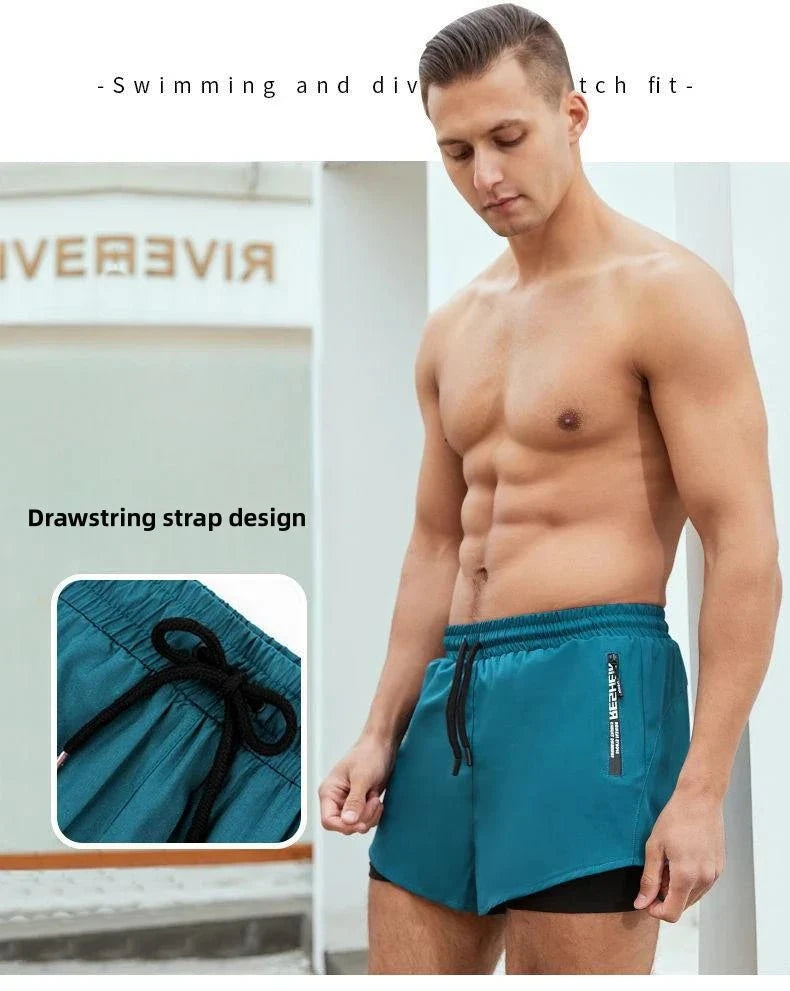 Marcel™ – Le Short de Bain Double-Couche Pensé pour le Mouvement