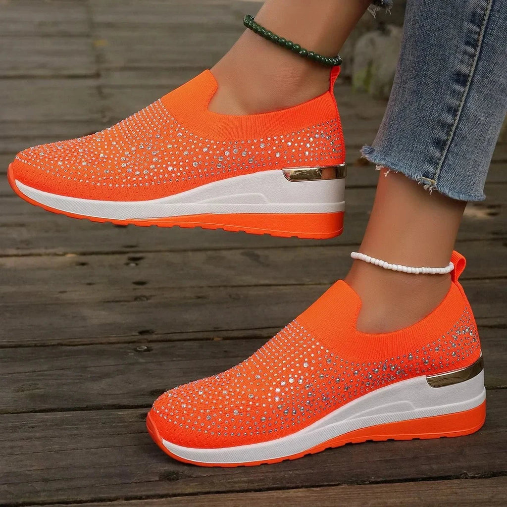 Éliane™ – Les sneakers orthopédiques glamour sans lacets