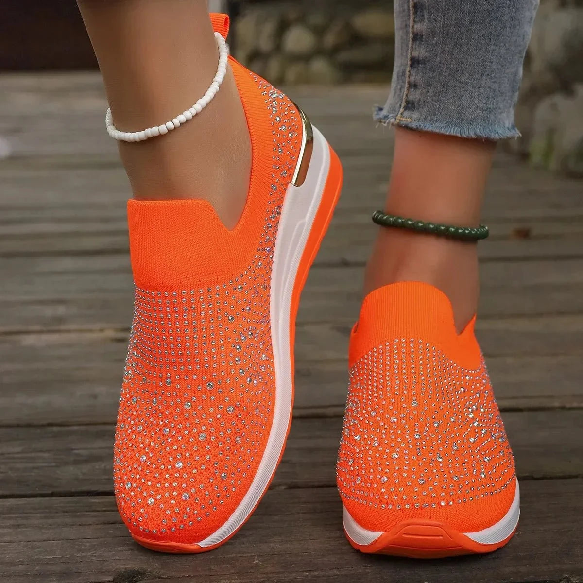 Éliane™ – Les sneakers orthopédiques glamour sans lacets