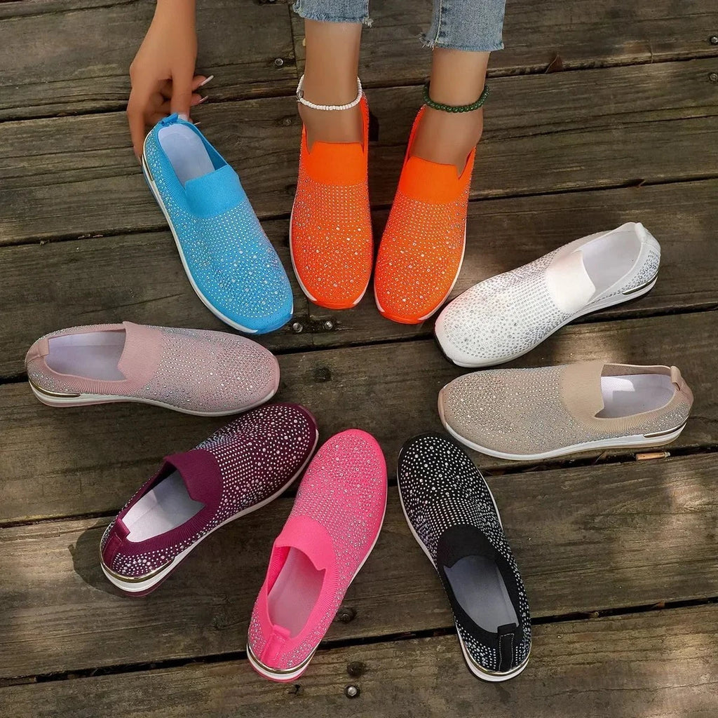 Éliane™ – Les sneakers orthopédiques glamour sans lacets