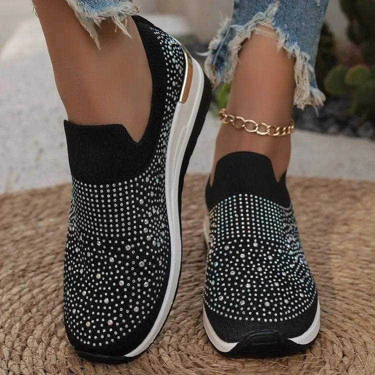 Éliane™ – Les sneakers orthopédiques glamour sans lacets