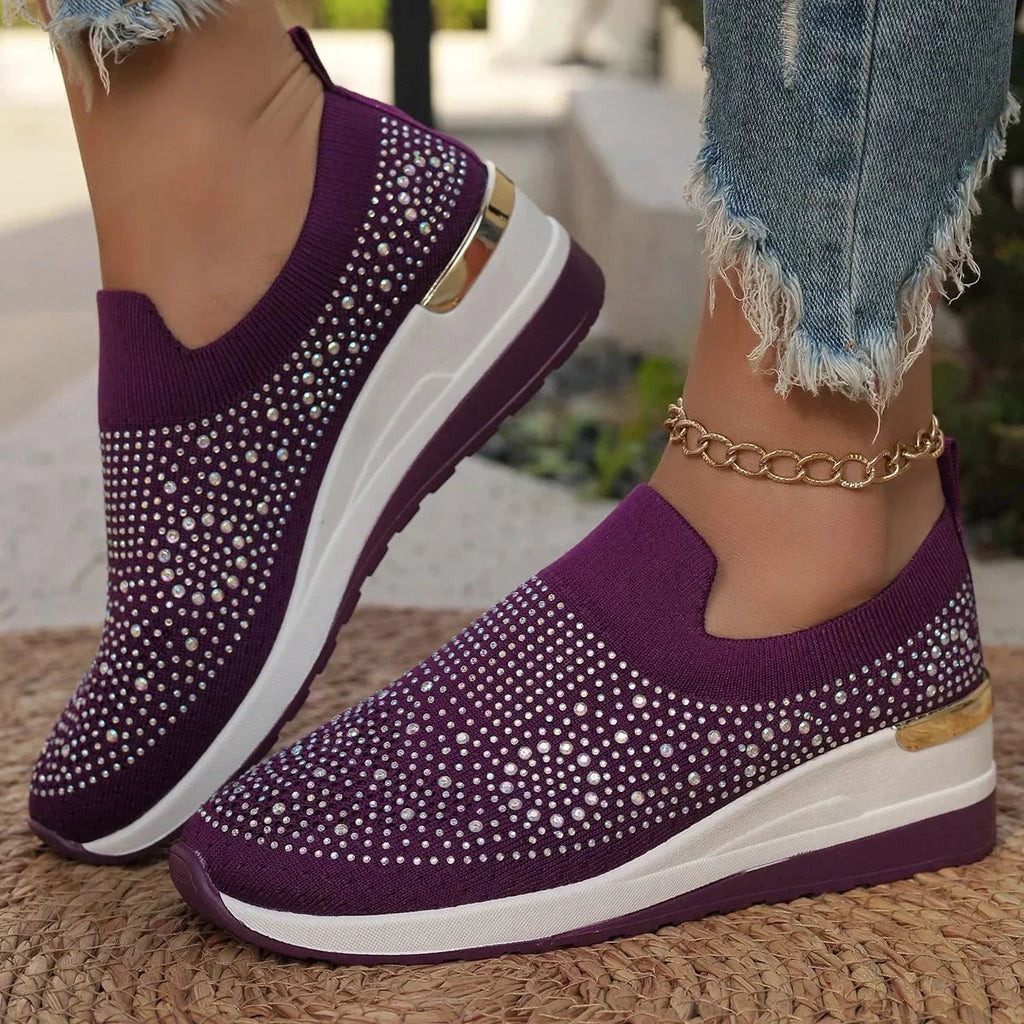 Éliane™ – Les sneakers orthopédiques glamour sans lacets
