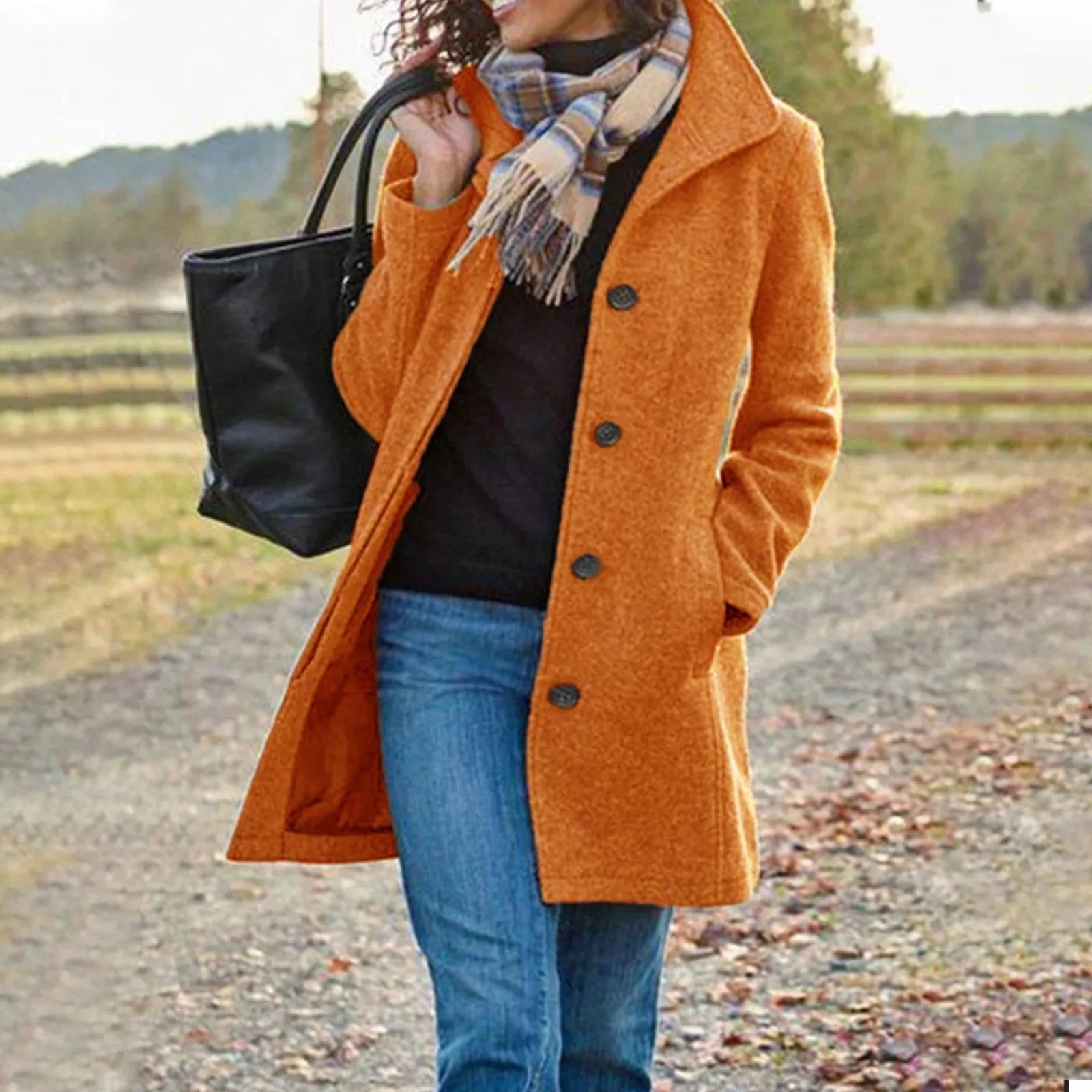 Élise™ – manteau mi-long en laine douce