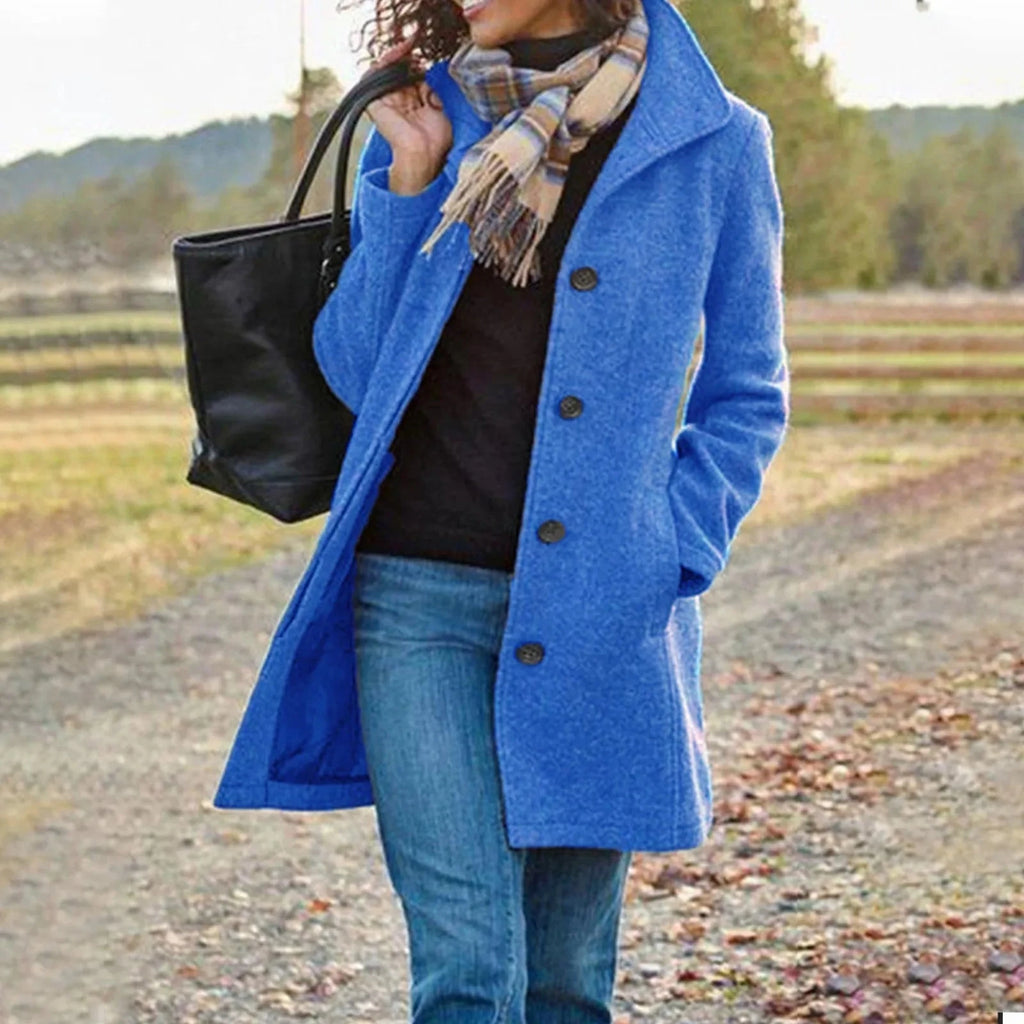 Élise™ – manteau mi-long en laine douce