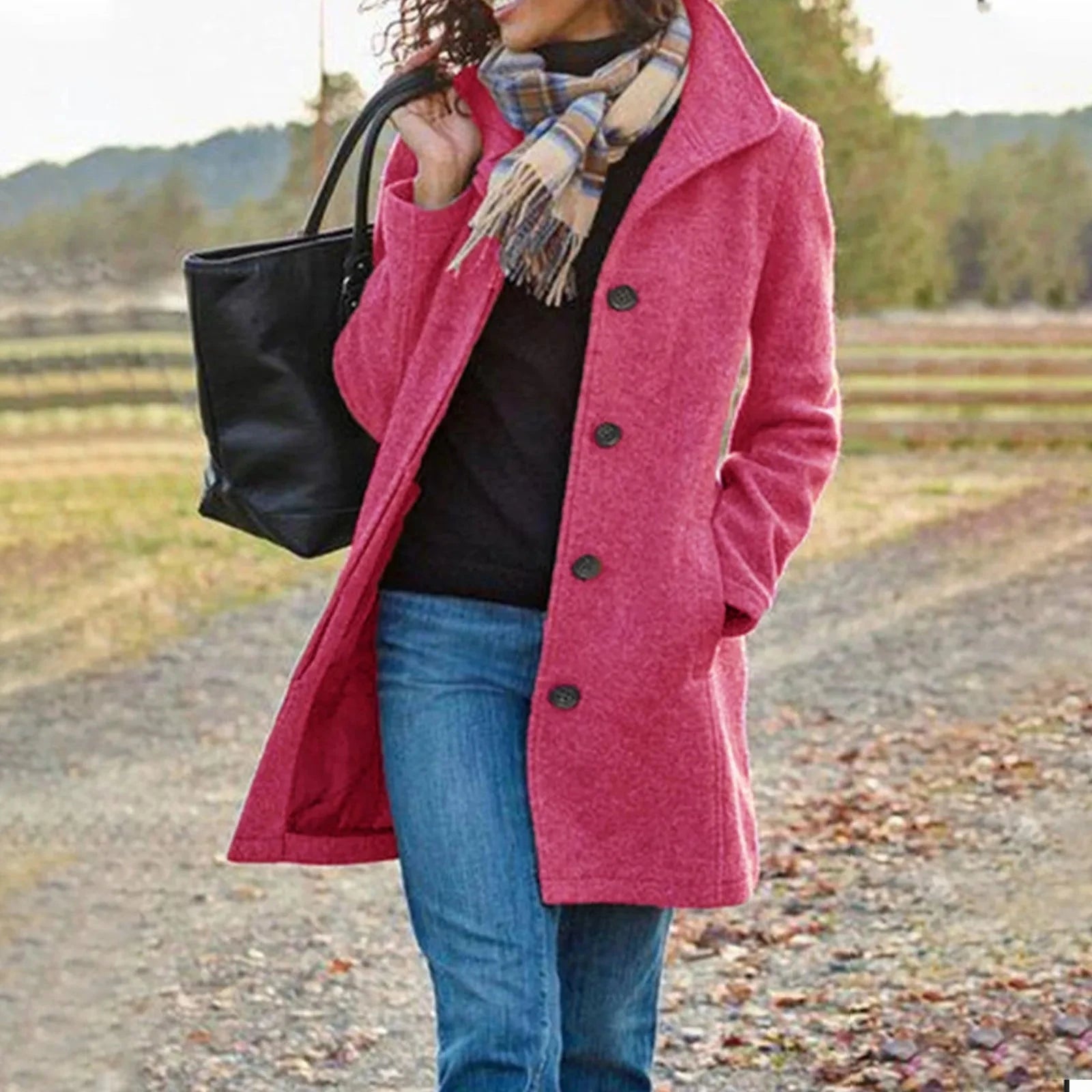 Élise™ – manteau mi-long en laine douce