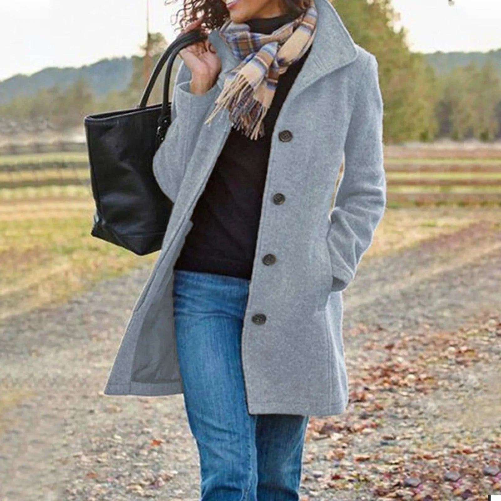 Élise™ – manteau mi-long en laine douce