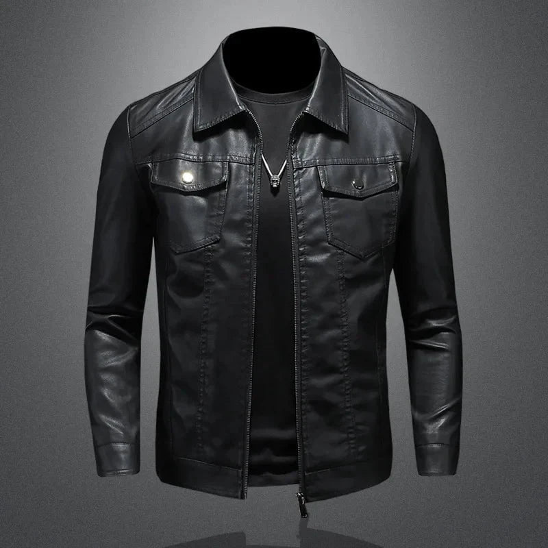Danton™ – Veste en cuir lisse