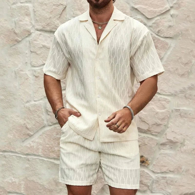 Julien™ – Ensemble d’Été Homme en Lin Léger (2 Pièces)