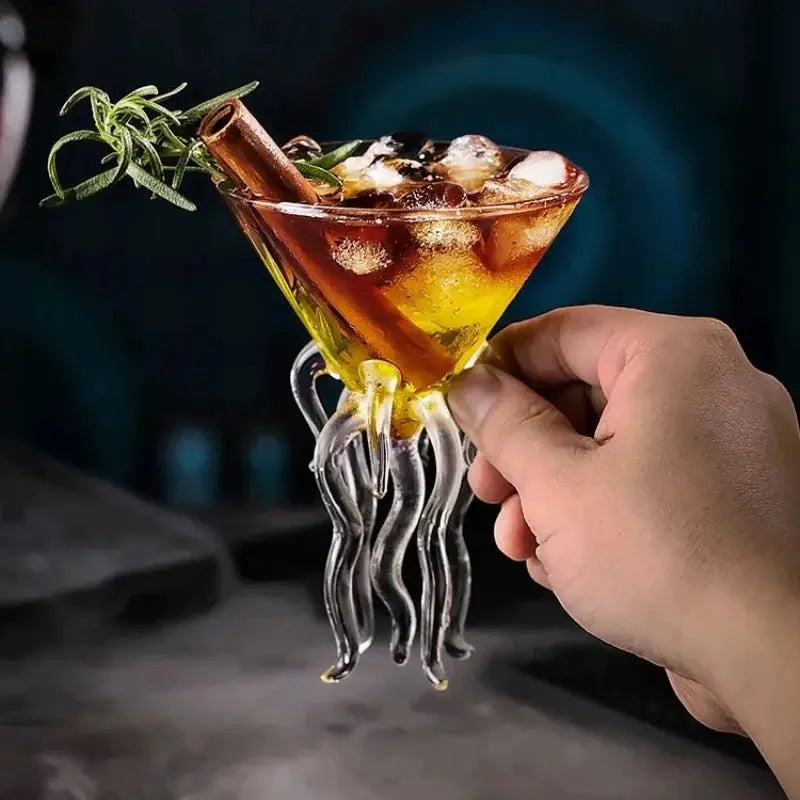 Verres à cocktail artisanaux – Œuvres soufflées à la main aux formes uniques