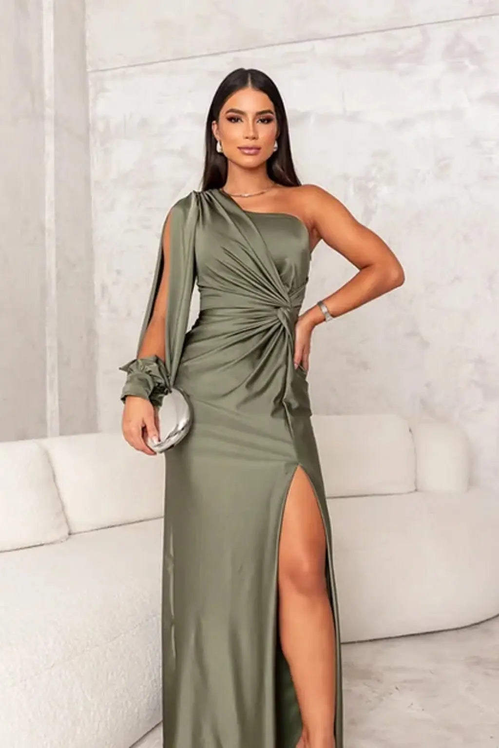 Violetta™ – robe maxi drapée
