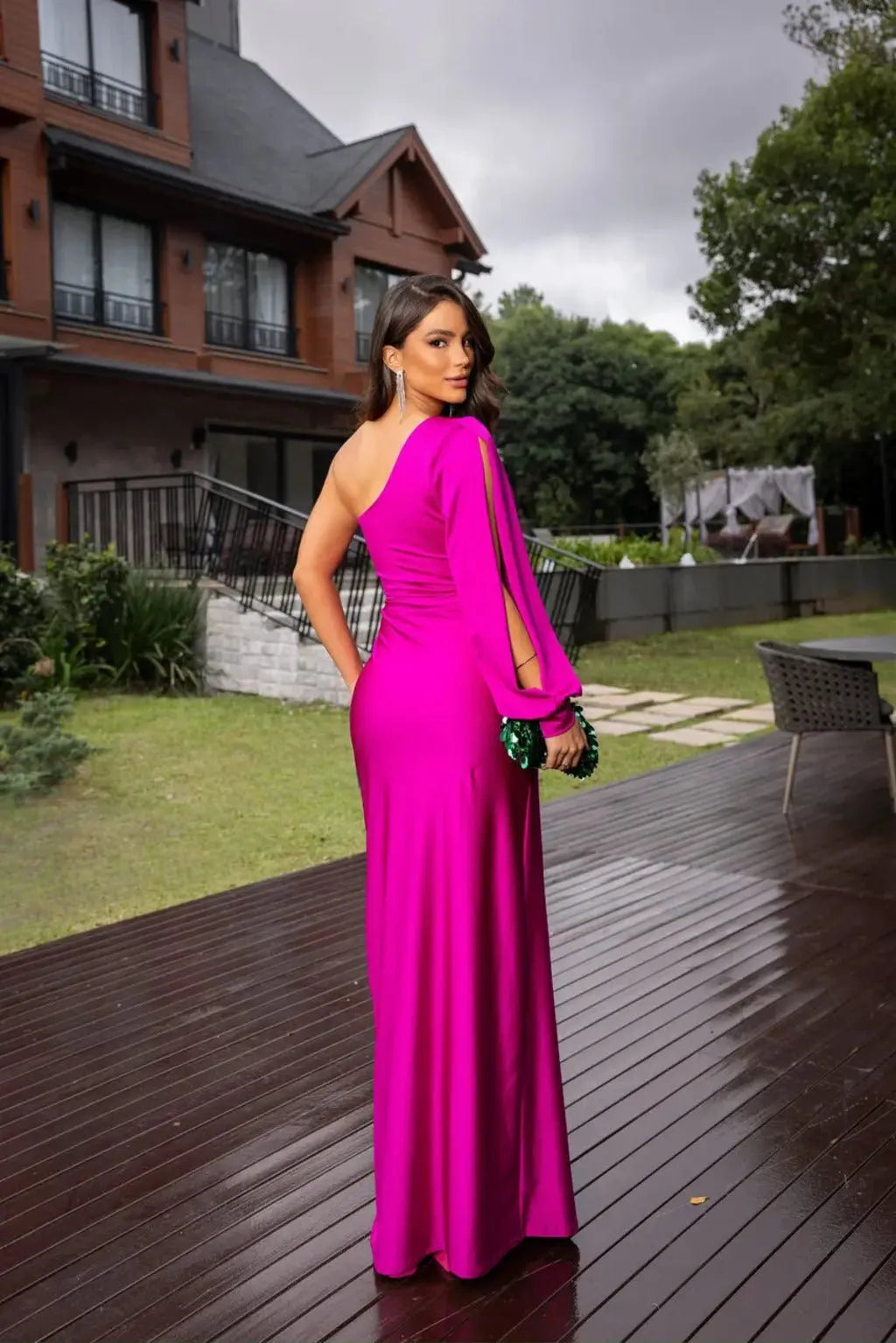 Violetta™ – robe maxi drapée