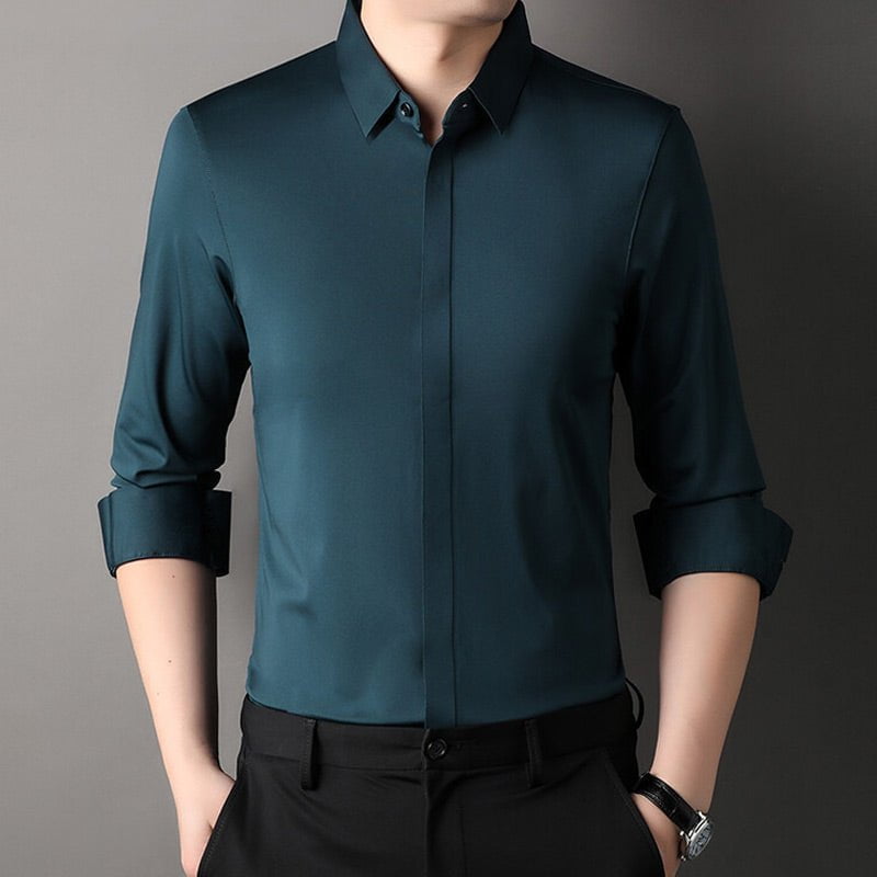 Mitchel | Chemise stretch infroissable pour homme