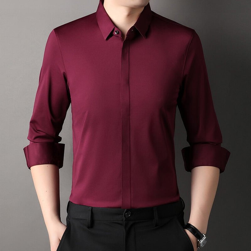 Mitchel | Chemise stretch infroissable pour homme