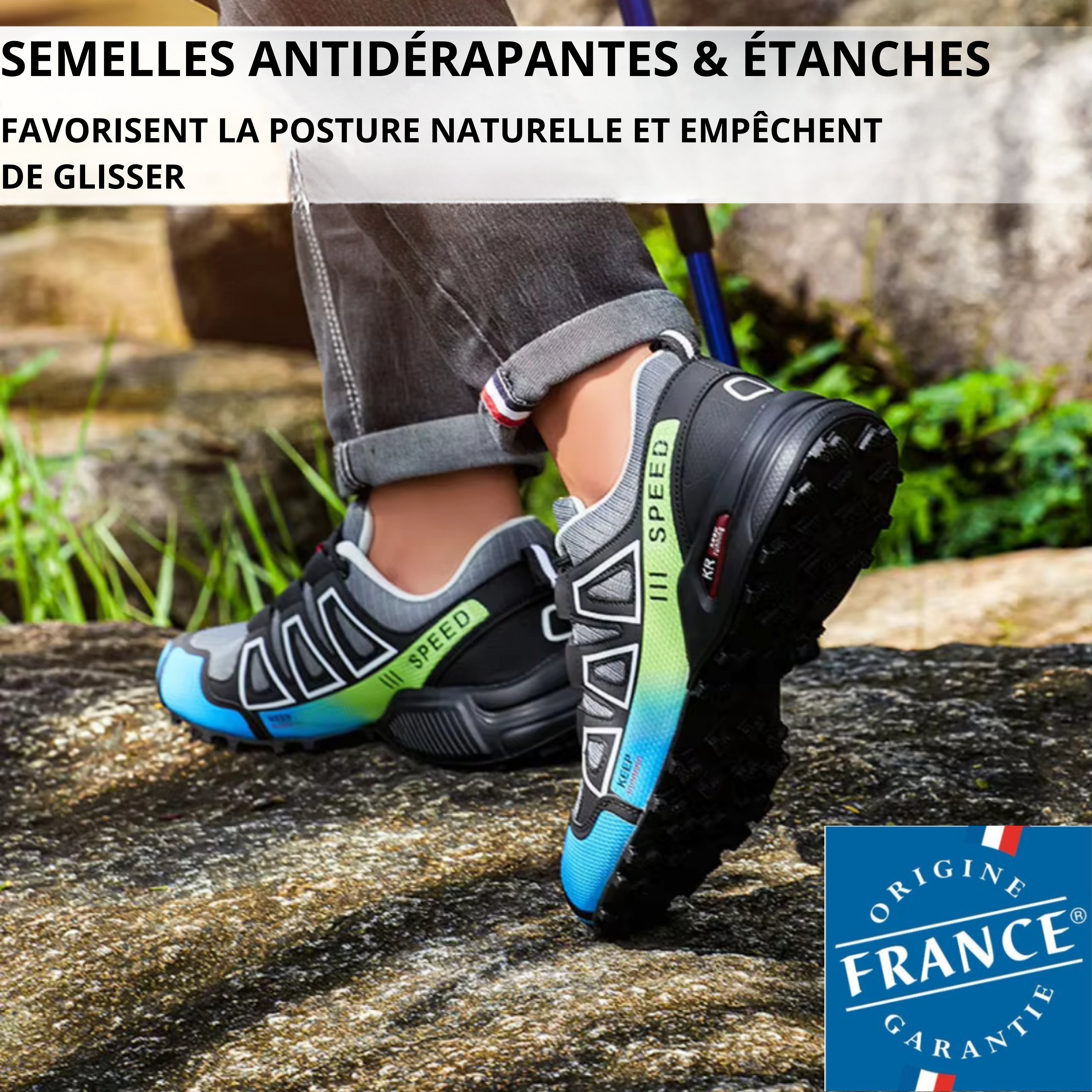 OrthoRandonnée – Chaussure de trekking et de marche ergonomique et antalgique