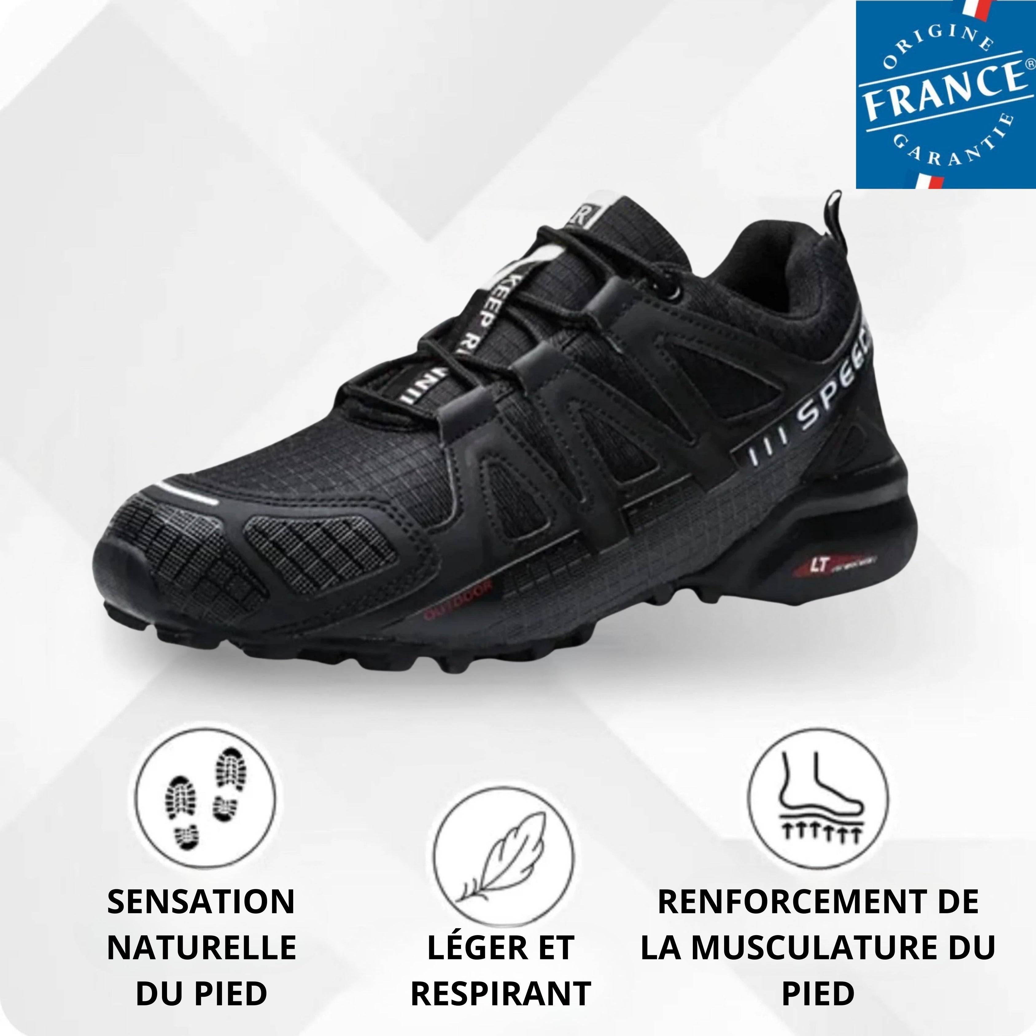 OrthoRandonnée – Chaussure de trekking et de marche ergonomique et antalgique