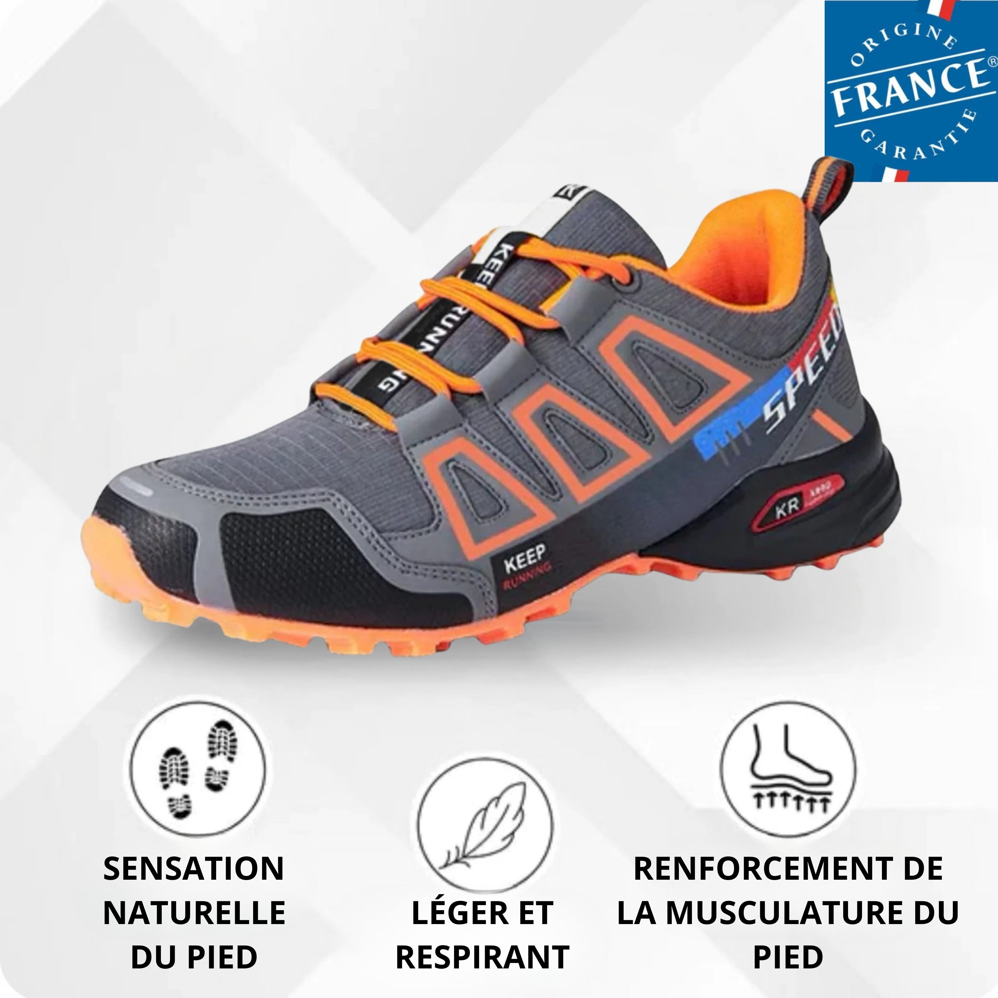 OrthoRandonnée – Chaussure de trekking et de marche ergonomique et antalgique