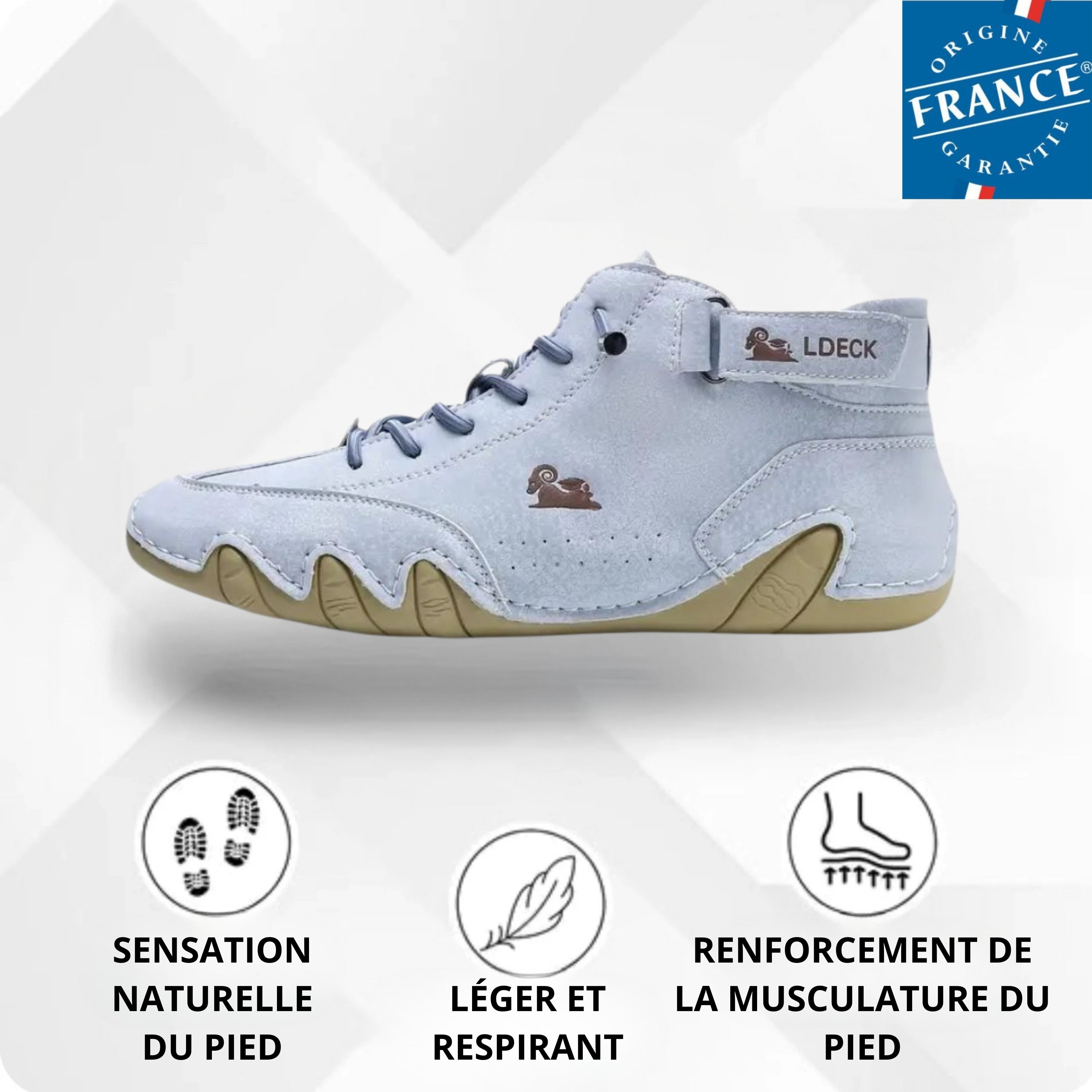 Alpaca – Chaussure pieds nus en cuir ergonomique, imperméable et soulageant la douleur