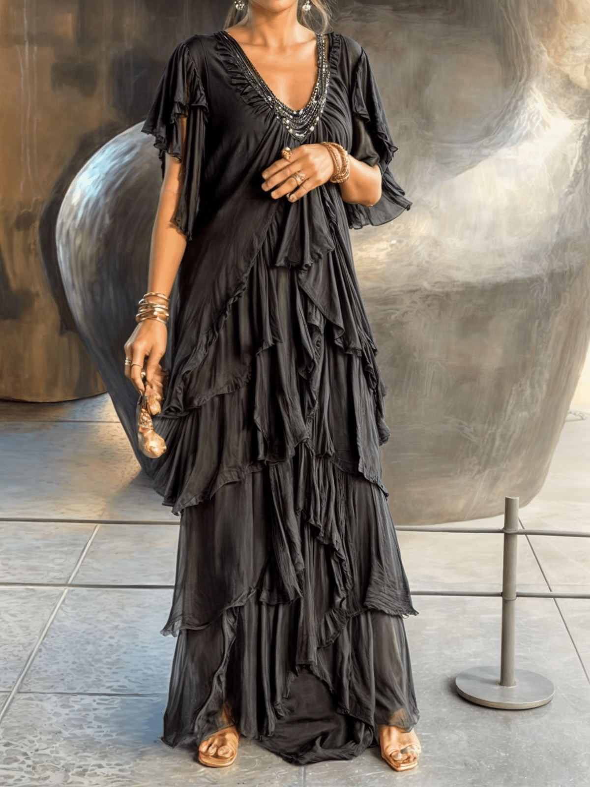 Lenoir™ | Robe Longue Élégante