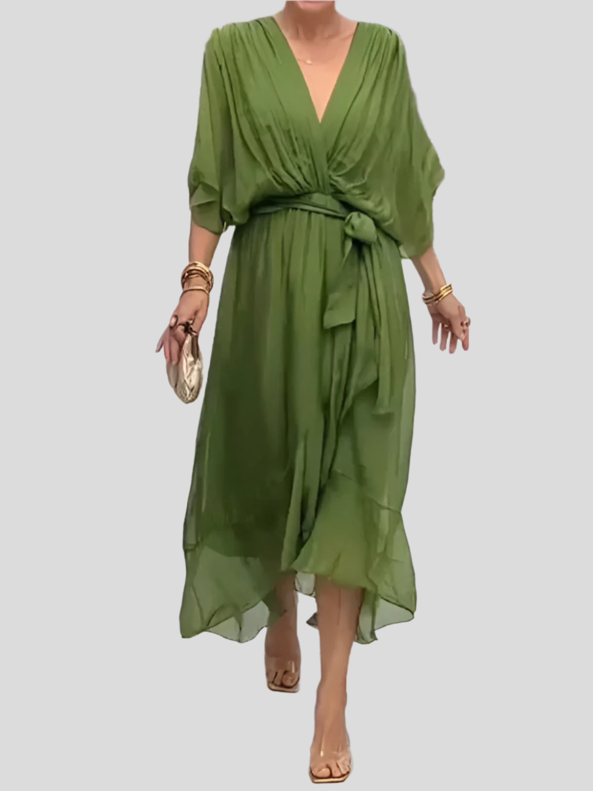 Adrianne | Robe En Soie Élégante